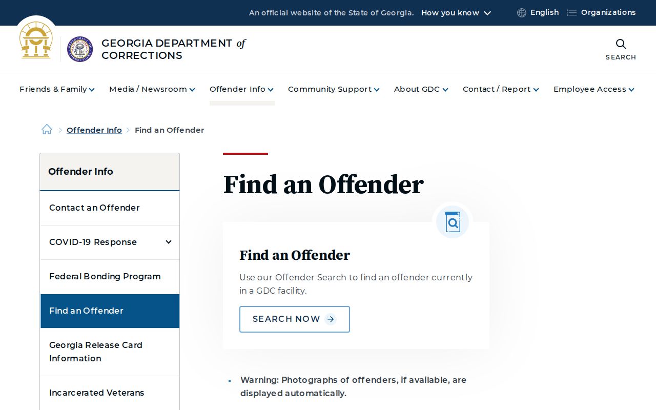 Warner Robins people search using Georgia offender records